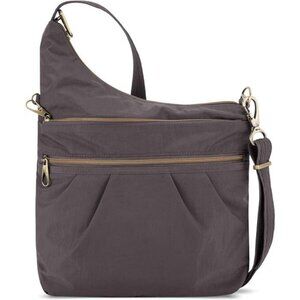 Anti theft crossbody bag for women travel rfid locking slash resistant purse